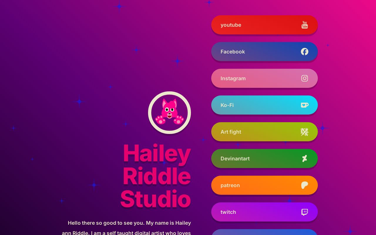 Hailey Riddle Studio Official Carrd