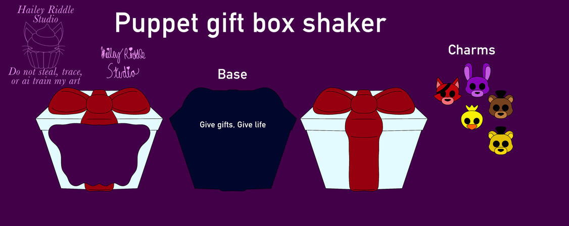 Puppet gift box shaker concept