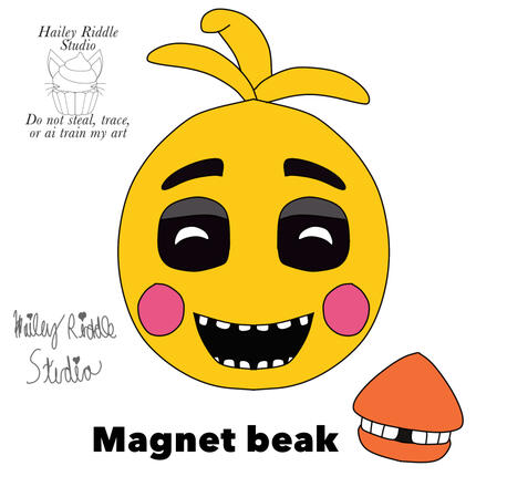 Youtooz toy chica with removable beak pin concept Youtooz toy chica with removable beak pin concept